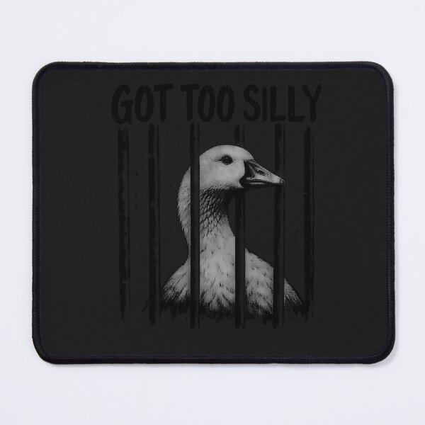 Item preview, Got Too Silly Goose Behind Bars Funny Meme  designed and sold by Lozarux.