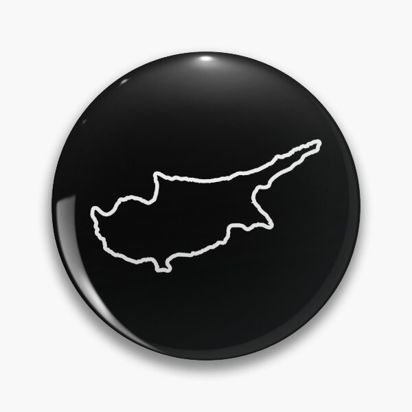 Item preview, Cyprus Country Outline CY designed and sold by shitpostee.