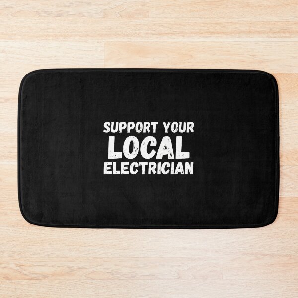 Item preview, Support Your Local Electrician Vintage Distressed Text designed and sold by pewittktvarner.