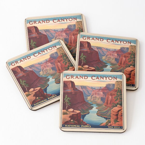 Item preview, Grand Canyon National Park Vintage Poster  designed and sold by Eclipse 3699.