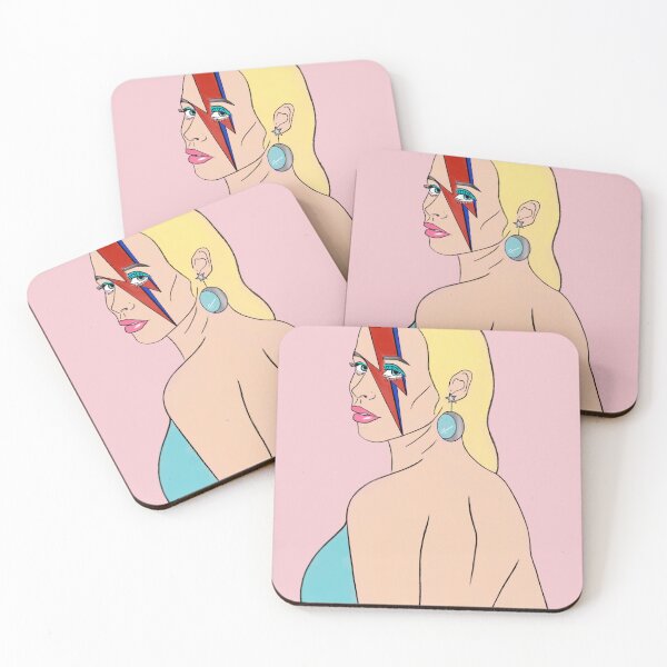 Item preview, Ziggy Stardust Inspired Portrait Art designed and sold by becastars.