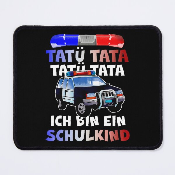Item preview, Tatü Tata Ich Bin Ein Schulkind German Kids Police Car Design designed and sold by perowawbilton.