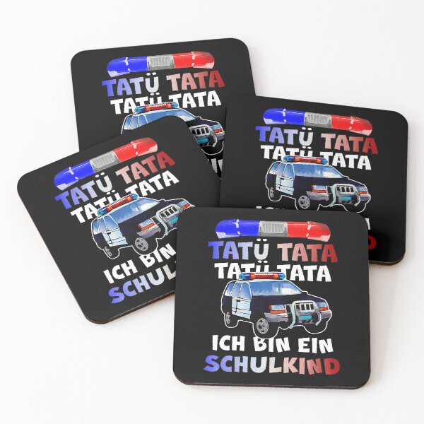 Item preview, Tatü Tata Ich Bin Ein Schulkind German Kids Police Car Design designed and sold by perowawbilton.