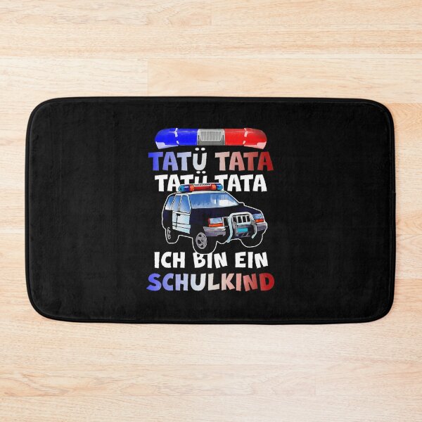 Item preview, Tatü Tata Ich Bin Ein Schulkind German Kids Police Car Design designed and sold by perowawbilton.