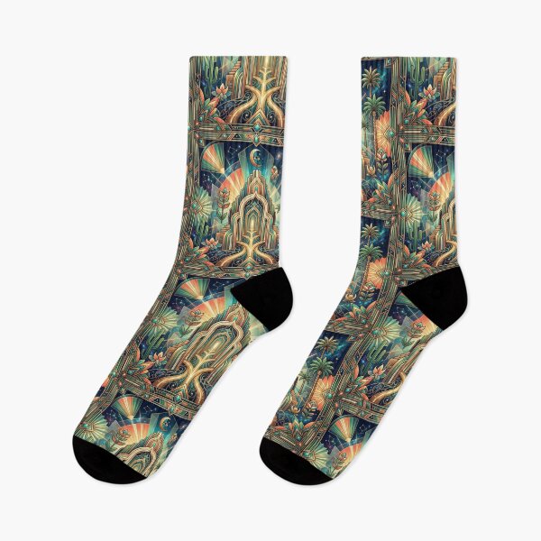 Item preview, lucid-dream atmosphere art deco design designed and sold by StickItToo.