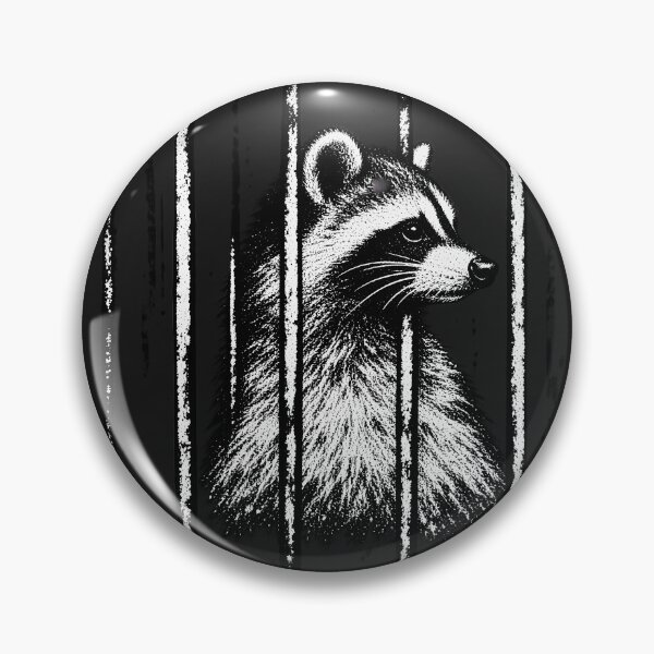 Item preview, Got Too Silly Raccoon Mugshot Side Profile designed and sold by Lozarux.