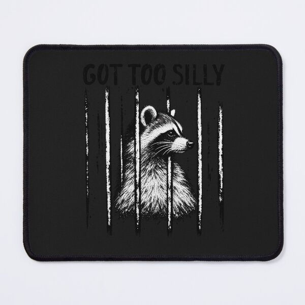 Item preview, Got Too Silly Raccoon Mugshot Side Profile designed and sold by Lozarux.