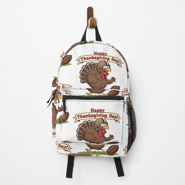 Item preview, appy Thanksgiving Football Turkey Cartoon - Game Day Fun designed and sold by VibranPalette.