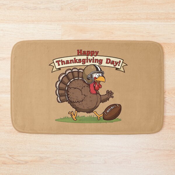 Item preview, appy Thanksgiving Football Turkey Cartoon - Game Day Fun designed and sold by VibranPalette.