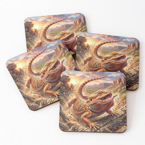 Item preview, Bearded Dragon Feasting in the Desert designed and sold by Artsy Universe.