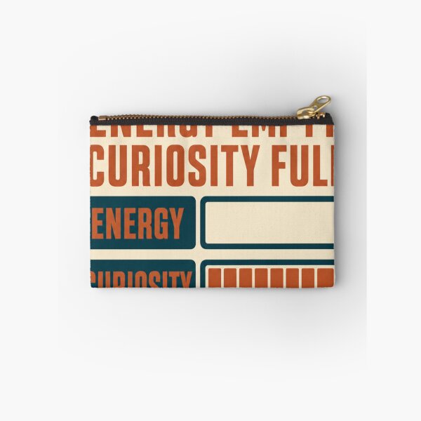 Item preview, Energy empty, curiosity full, neurodivergent battery designed and sold by BoosterShop.