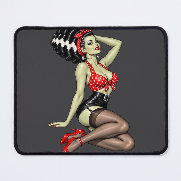 Item preview, Retro Monster Bride Pin-Up designed and sold by OzyWear.