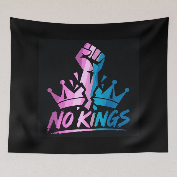 Item preview, No Kings Anti Trump Protest designed and sold by TEEJAMBOREE.