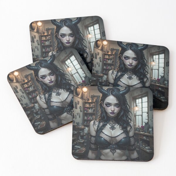 Item preview, Hot Goth Monster Girl Anime Woman Succubus Demon designed and sold by Your New Fixation.