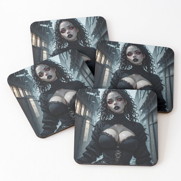 Item preview, Hot Goth Monster Girl Anime Woman Succubus Demon designed and sold by Your New Fixation.