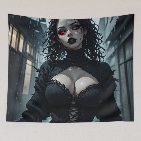 Item preview, Hot Goth Monster Girl Anime Woman Succubus Demon designed and sold by Your New Fixation.