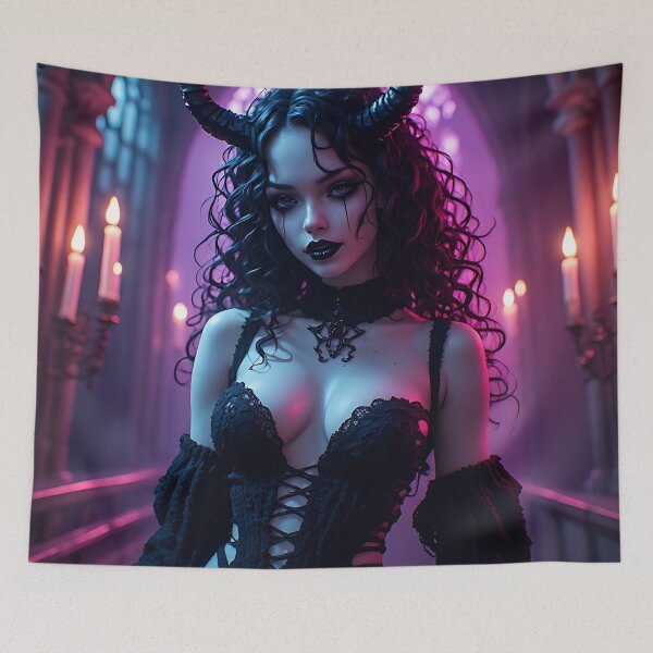 Item preview, Hot Goth Monster Girl Anime Woman Succubus Demon designed and sold by Your New Fixation.
