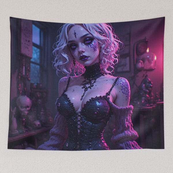 Item preview, Hot Goth Monster Girl Anime Woman Succubus Demon designed and sold by Your New Fixation.
