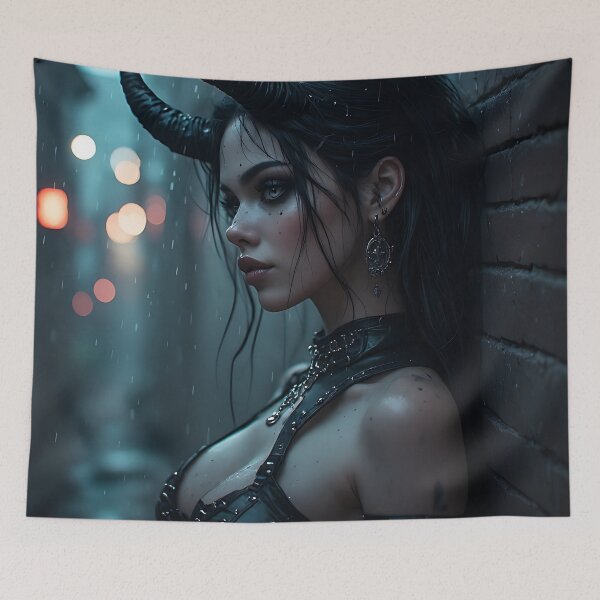 Item preview, Hot Goth Monster Girl Anime Woman Succubus Demon designed and sold by Your New Fixation.