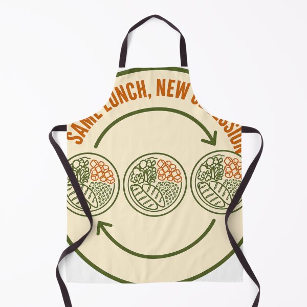 Item preview, Same lunch, new obsession, AuDHD badge designed and sold by BoosterShop.