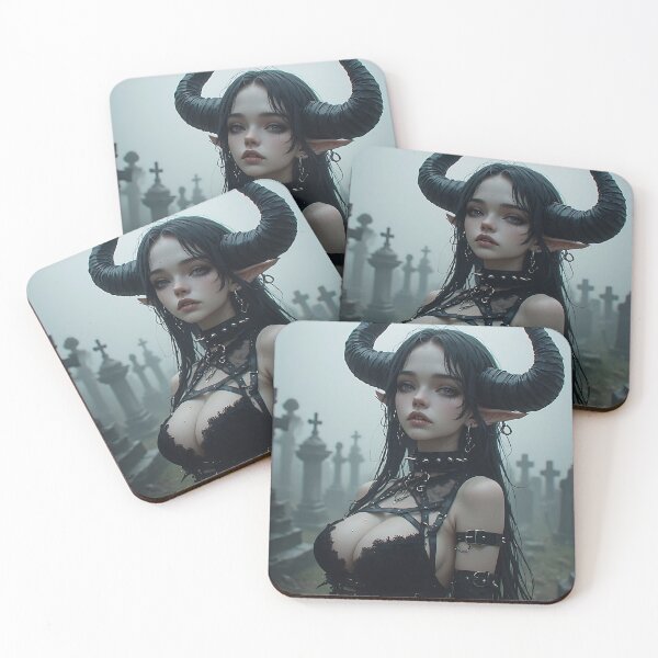 Item preview, Hot Goth Monster Girl Anime Woman Succubus Demon designed and sold by Your New Fixation.
