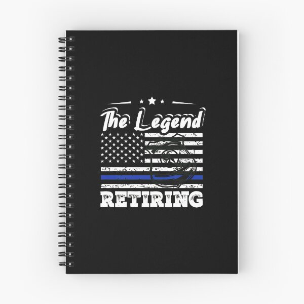 Item preview, The Legend Retiring American Flag Thin Blue Line designed and sold by desortxtorf.