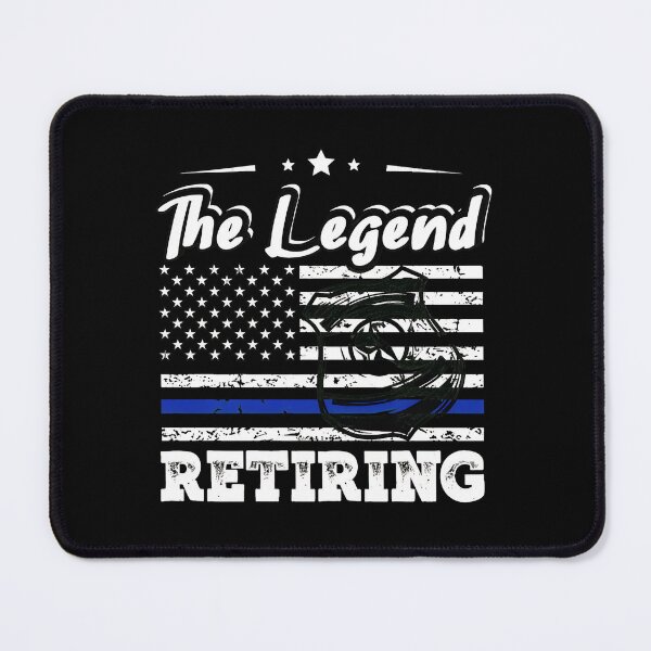 Item preview, The Legend Retiring American Flag Thin Blue Line designed and sold by desortxtorf.