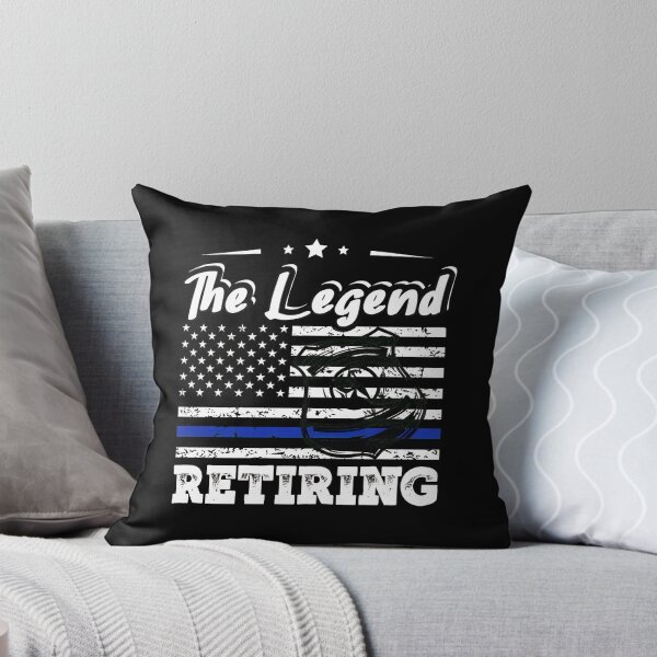 Item preview, The Legend Retiring American Flag Thin Blue Line designed and sold by desortxtorf.
