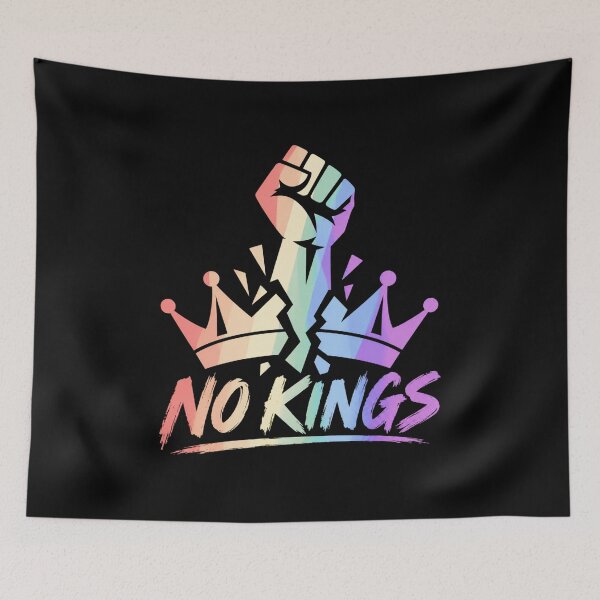 Item preview, No Kings Anti Trump Protest designed and sold by TEEJAMBOREE.