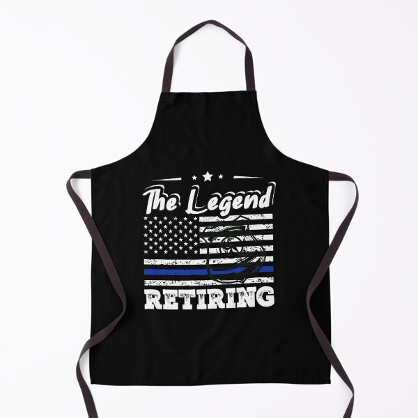 Item preview, The Legend Retiring American Flag Thin Blue Line designed and sold by desortxtorf.