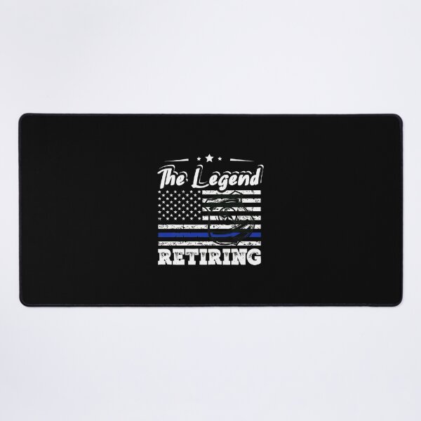 Item preview, The Legend Retiring American Flag Thin Blue Line designed and sold by desortxtorf.