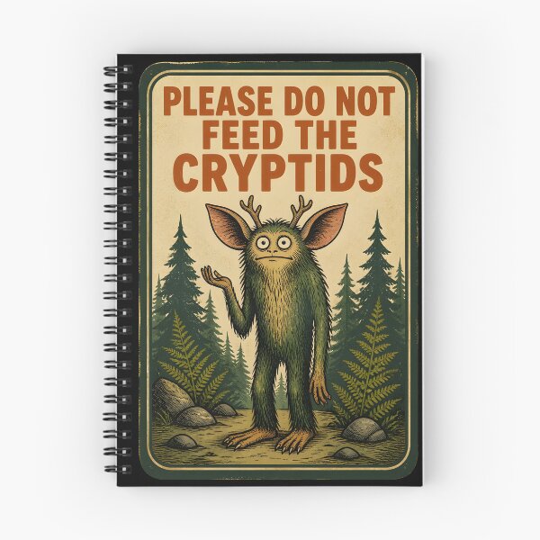 Item preview, Do Not Feed the Cryptids designed and sold by FringeInk.