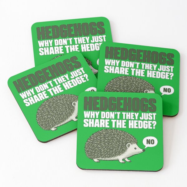 Item preview, Hedgehogs Can't Share designed and sold by bobcatmarty.