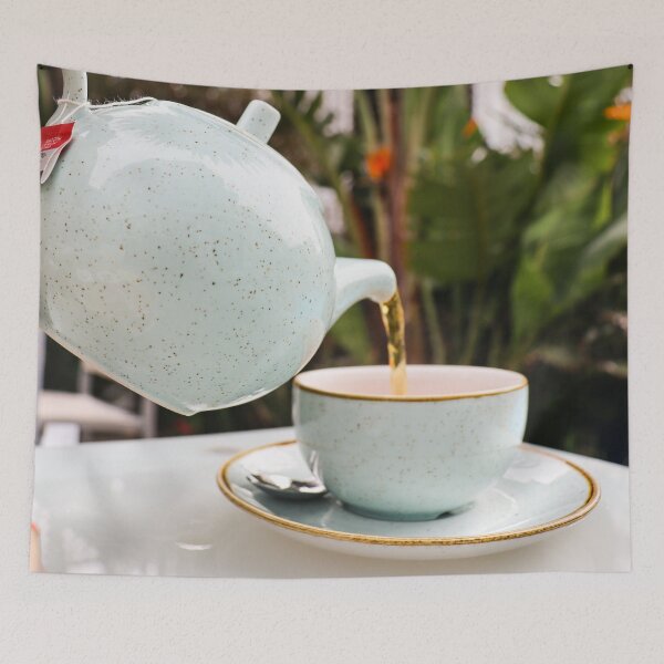 Item preview, Pouring a cup of tea designed and sold by neta98.