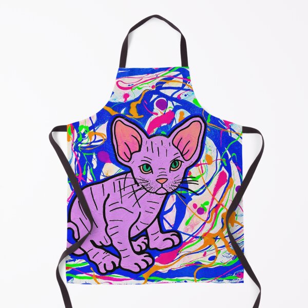 Item preview, Catnip Haze - Psychedelic Sphynx Cat designed and sold by artbycassia.