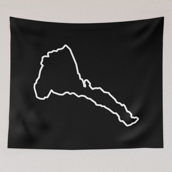 Item preview, Eritrea Country Outline ER designed and sold by shitpostee.