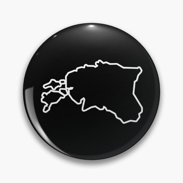 Item preview, Estonia Country Outline EE designed and sold by shitpostee.