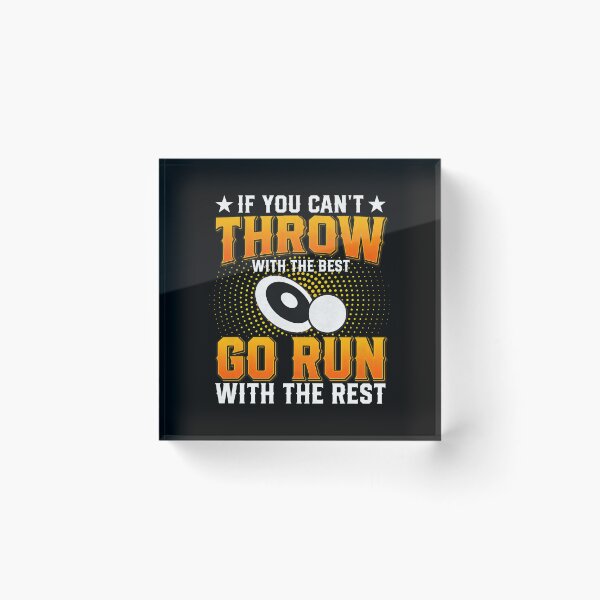 Item preview, Throw Best Run Rest Disc Ball Sports Motivation Quote designed and sold by paulisihbogut.
