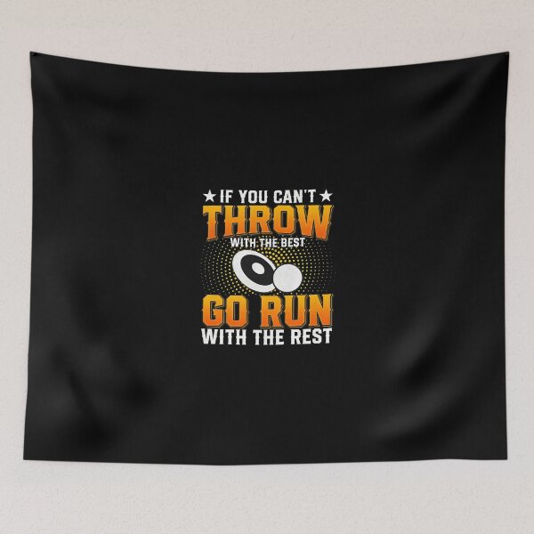 Item preview, Throw Best Run Rest Disc Ball Sports Motivation Quote designed and sold by paulisihbogut.