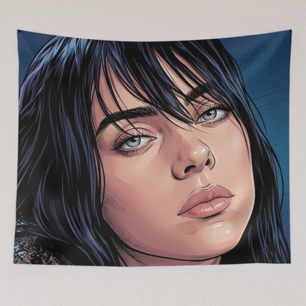 Item preview, Be Blue Eyes Lgbtq+ Comic Book Art Home Wall Decor Print Poster Pride TV Series Movie Music designed and sold by Mind Space.