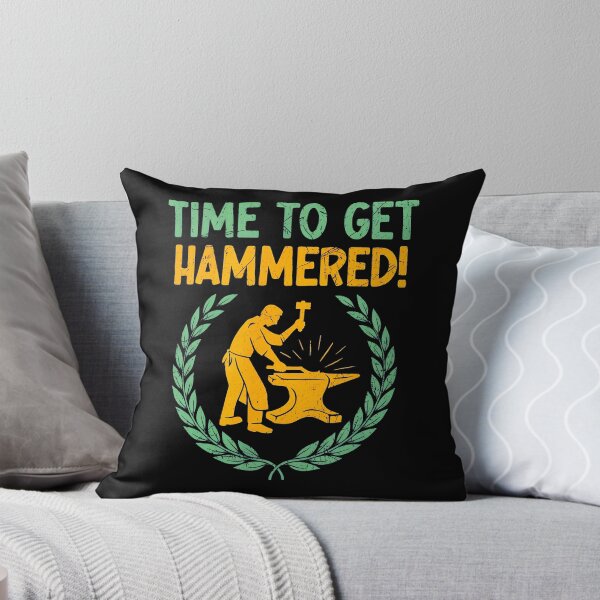Item preview, Time To Get Hammered Blacksmith Anvil Wreath designed and sold by desortxtorf.