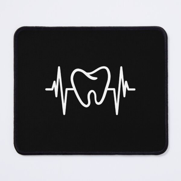 Item preview, Tooth Heartbeat Line Art Dentist Gift designed and sold by seguinxgalcot.