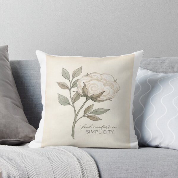 Item preview, Comfort in Simplicity – Minimalist Cotton Art designed and sold by Cristhian Almanza.