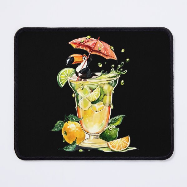 Item preview, Toucan Tropical Drink Umbrella Bird Summer designed and sold by perowawbilton.