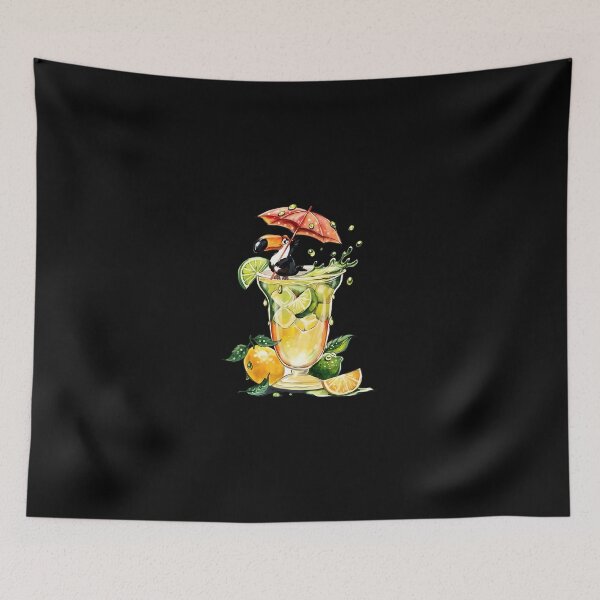 Item preview, Toucan Tropical Drink Umbrella Bird Summer designed and sold by perowawbilton.