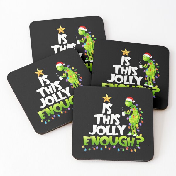 Item preview, Is This Jolly Enough Grinch Xmas Lights Funny Christmas designed and sold by ImogenDavisArt.