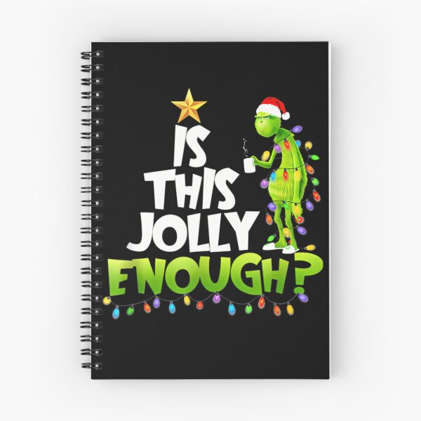 Item preview, Is This Jolly Enough Grinch Xmas Lights Funny Christmas designed and sold by ImogenDavisArt.