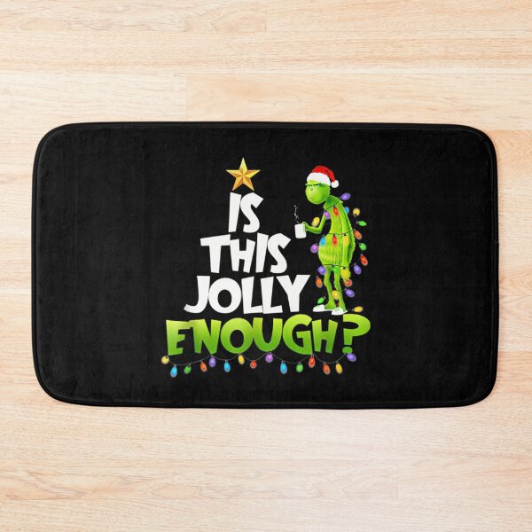 Item preview, Is This Jolly Enough Grinch Xmas Lights Funny Christmas designed and sold by ImogenDavisArt.