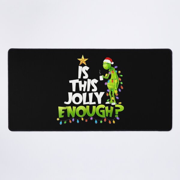 Item preview, Is This Jolly Enough Grinch Xmas Lights Funny Christmas designed and sold by ImogenDavisArt.