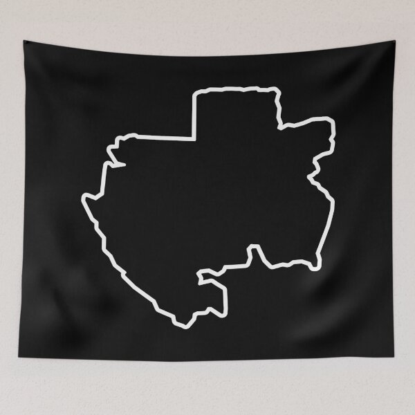 Item preview, Gabon Country Outline GA designed and sold by shitpostee.